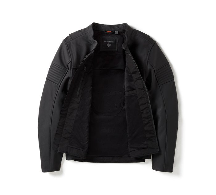 Men's Leather Motorcycle Jacket – Heavyweight Riding Jacket