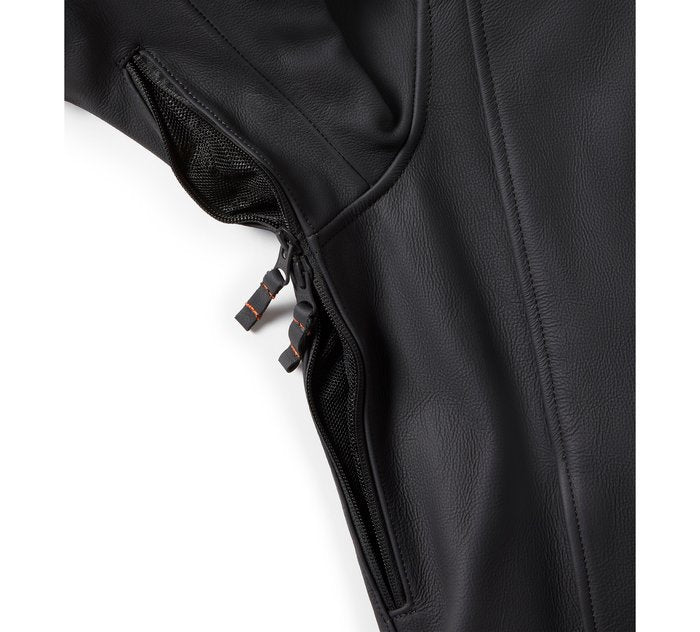 Men's Leather Motorcycle Jacket – Heavyweight Riding Jacket