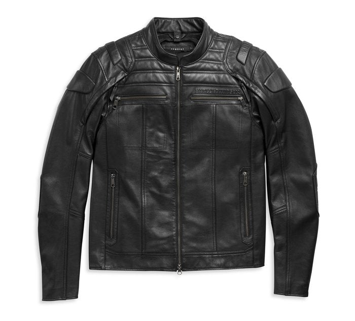 Men's Hooded Harley Davidson Jacket Motorbike Trending Leather Jacket