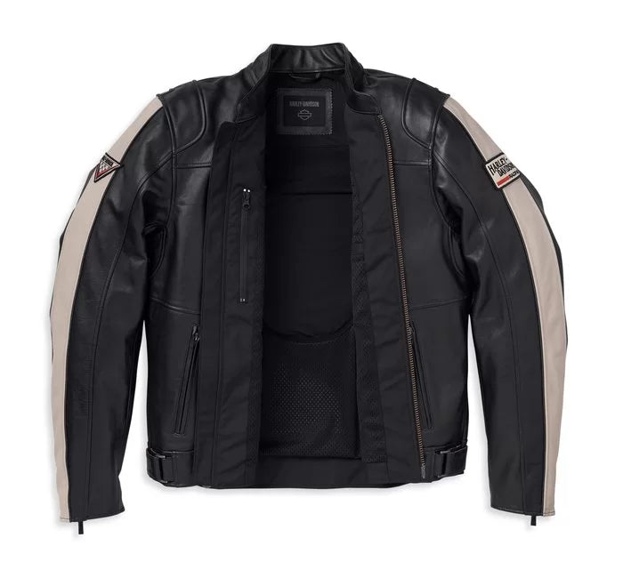 Men's Harley Davidson Leather Riding Jacket – Genuine Cowhide