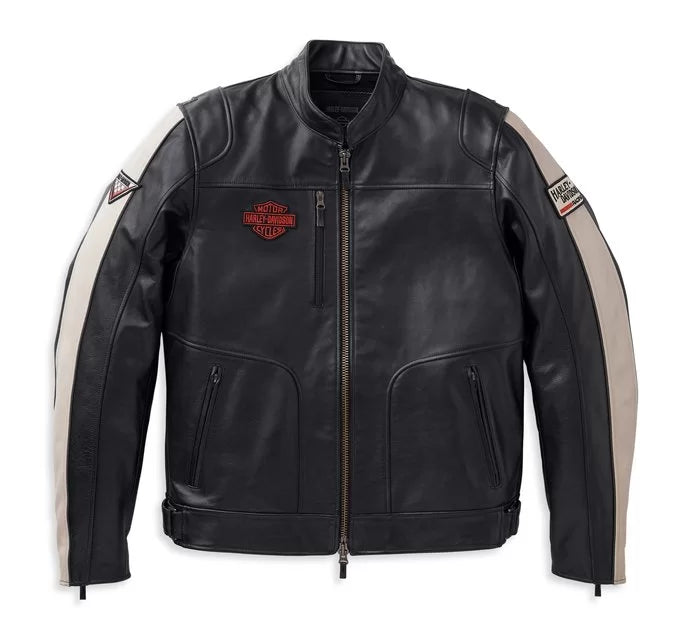 Men's Harley Davidson Leather Riding Jacket – Genuine Cowhide
