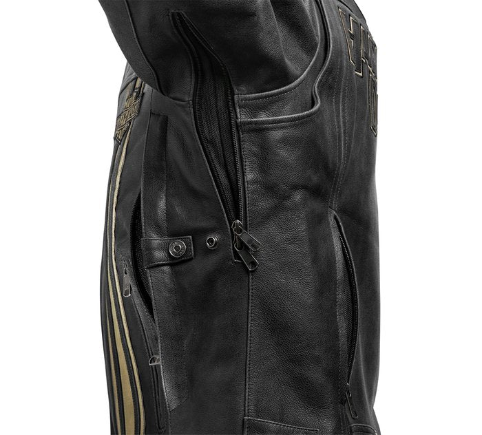 Genuine Leather Harley Davidson Motorcycle jacket