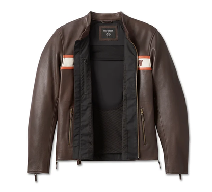 Men's Harley Davidson Cowhide Leather Jacket – Genuine Leather