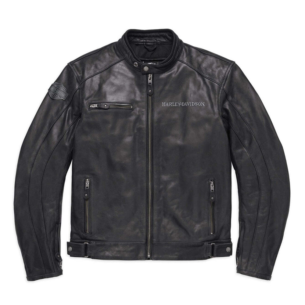 Men's Harley Davidson Skulled Leather Jacket