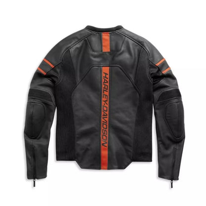 New Harley Davidson Rare Racing Leather Motorcycle Jacket