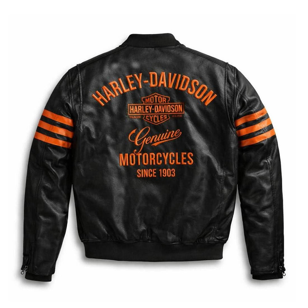 Men's Harley Motorcycle Leather Jacket