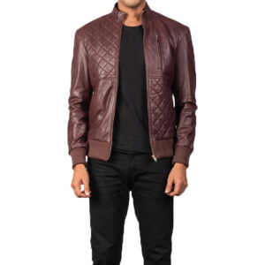 Quilted Bomber Jacket - Image 1