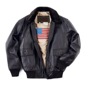 New Navy G 1 Flight Bomber Aviator leather Jacket - Image 1