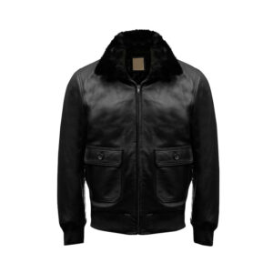 New Navy G 1 Flight Bomber Aviator leather Jacket - Image 2