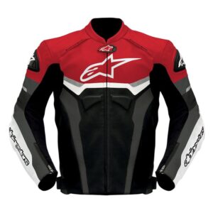 Leather Motorcycle Racing Jacket - Image 1