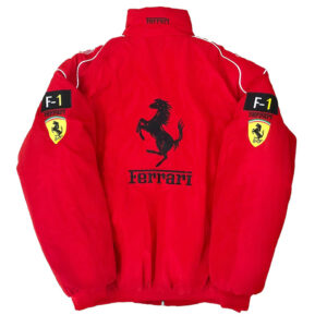 Vintage F1 Racing Jacket  Ferrari Jacket  Limited Edition Bomber Jacket - Image 2