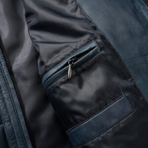 Ultra-Soft Lamb Nappa Bomber Leather Jacket - Image 2