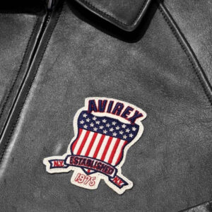 Men_s Avirex Black Real Bomber And  American Flight Leather jacket - Image 4