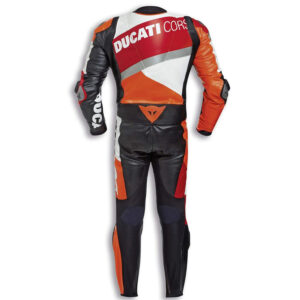 Ducati Corse Racing Suit Motorcycle Racing Attire for Handmade High-Quality Leather - Image 2