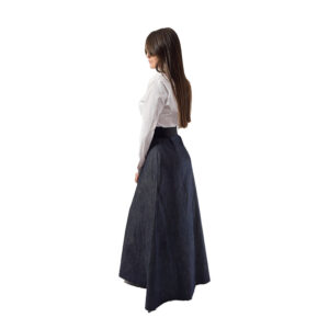 Stunning Denim Dress and Handcrafted Skirt Collection Elevate Style High-Quality Leather - Image 2