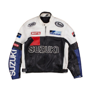 Suzuki Racing F1 Inspired Motorcycle Jacket - Image 1