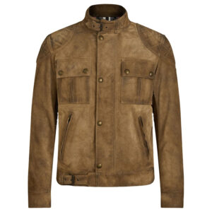 Handmade Brookstone’s Suede Leather Jacket - Image 1