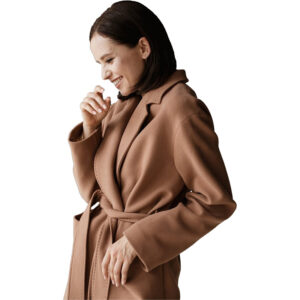 Wool Camel Coat for Women  Long Spring _ Autumn Wool Coat for Women - Image 2