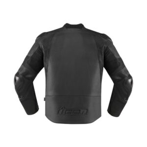 Black Icon Hyper Sport Prime And Premium Motorcycle Leather Jacket - Image 2