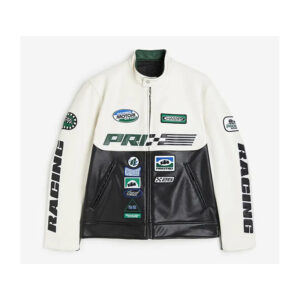 Premium Quality Handmade Racing Genuine Leather Jacket - Image 1