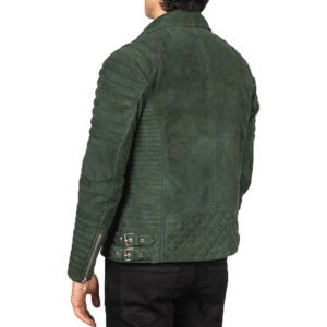 Stylish Olive Bomber Winter Jacket Iconic Hooded Outwear for Men - Image 2