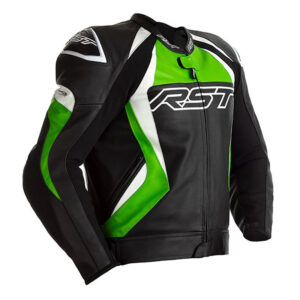 RST Tractech Evo 4 Motorbike Racing Leather Jacket Protective Motorcycle Outwear for Men - Image 1