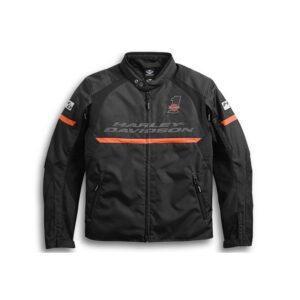 Harley Davidson Killian Black Motorcycle Riding Jacket - Image 1