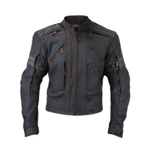 Vulcan VTZ910 Matte Black Motorcycle Riding Jacket - Image 1