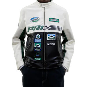 Premium Quality Handmade Racing Genuine Leather Jacket - Image 2