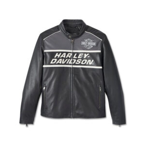 Harley-Davidson Factory Team Racing High Quality Lambskin Leather Jacket - Image 1