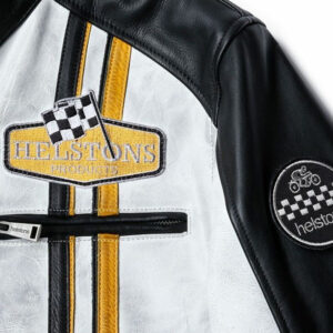 Men’s Premium Helston’s Indy Motorcycle Leather Jacket - Image 3