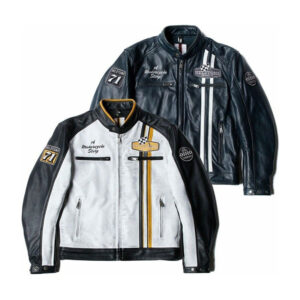 Men’s Premium Helston’s Indy Motorcycle Leather Jacket - Image 5