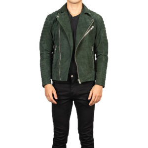 Stylish Olive Bomber Winter Jacket Iconic Hooded Outwear for Men - Image 1