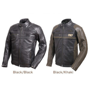 Premium Degner Motorcycle Riding Leather Jacket - Image 3