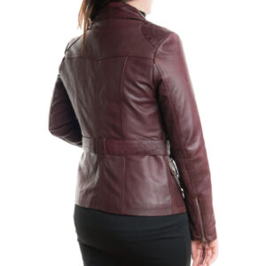 Lightweight Lambskin Leather Jacket - Image 2