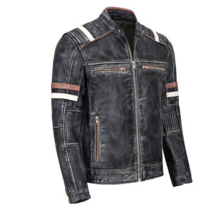 Lambskin A2 Military Bomber Jacket - Image 11