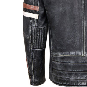 Lambskin A2 Military Bomber Jacket - Image 12