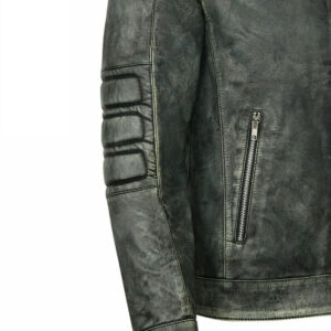 Lambskin A2 Military Bomber Jacket - Image 14