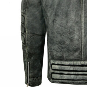 Lambskin A2 Military Bomber Jacket - Image 16