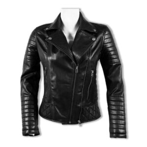 Genuine Lambskin Brando Black Leather Jacket - Image 1