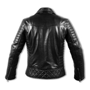 Genuine Lambskin Brando Black Leather Jacket - Image 2