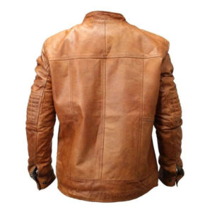 Brown Sheep Skin Fashion Leather Jacket - Image 2