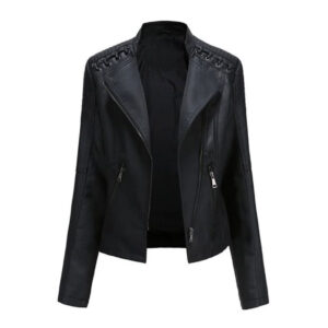 Motorbike Casual Style Leather Jacket - Image 1