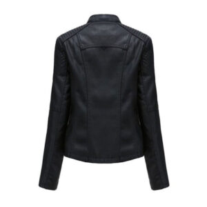 Motorbike Casual Style Leather Jacket - Image 3