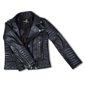 Genuine Lambskin Brando Black Leather Jacket - Image 5