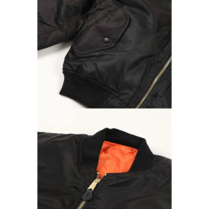 Windbreaker Military Bomber Jacket - Image 3