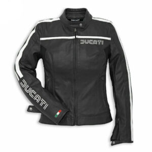 Ducati Motorbike Motocross Handmade Leather Jacket - Image 1