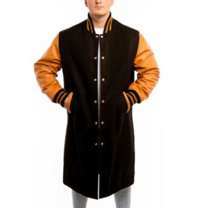 Premium Cowhide Real Leather Varsity Jacket - Image 1