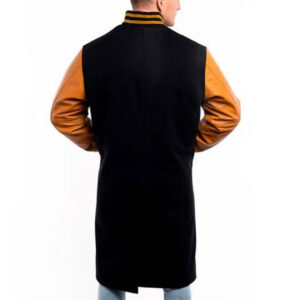 Premium Cowhide Real Leather Varsity Jacket - Image 3