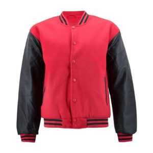 Black And Blue Baseball Varsity Jacket - Image 1